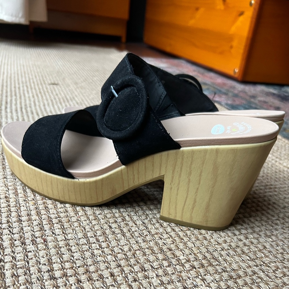Black Dr Scholl’s Women's Platform Sandals